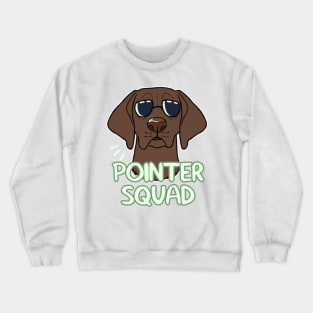 POINTER SQUAD (solid liver) Crewneck Sweatshirt